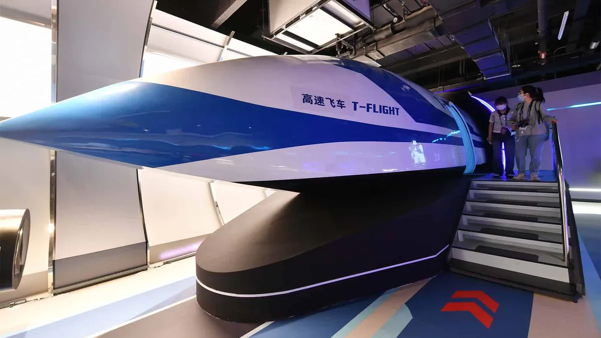 Chinas "T-Flight": der schwebende Zug von morgen